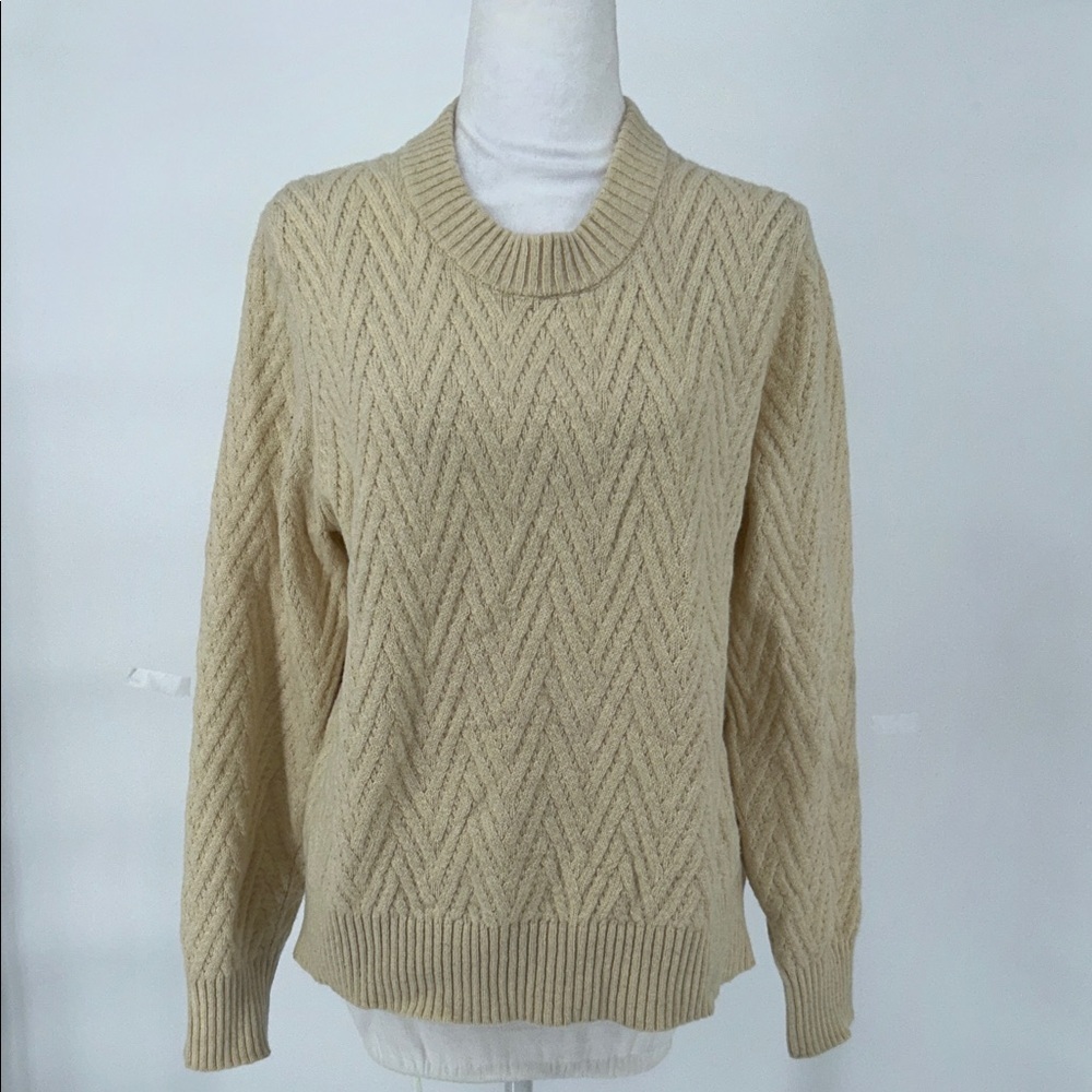 Patagonia Women's Recycled Wool-Blend Crewneck Sweater Size Medium - Picture 3 of 11